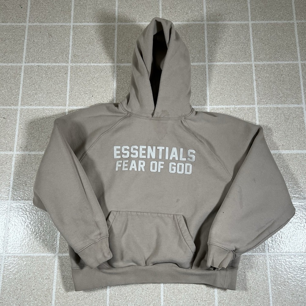 Fear of God Essentials Wood Hoodie Womens Size Small